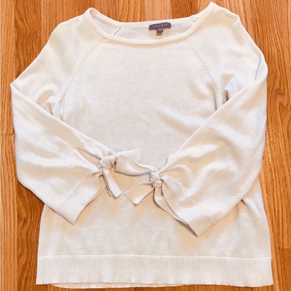 LILLA P Tie Sleeve Boatneck Knit Top - Picture 3 of 7